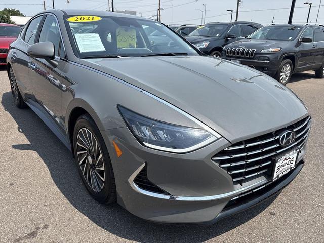 Photo of 2021 Hampton Gray Hyundai SONATA