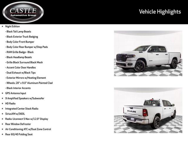 Photo of 2026 Bright White Clearcoat RAM 1500