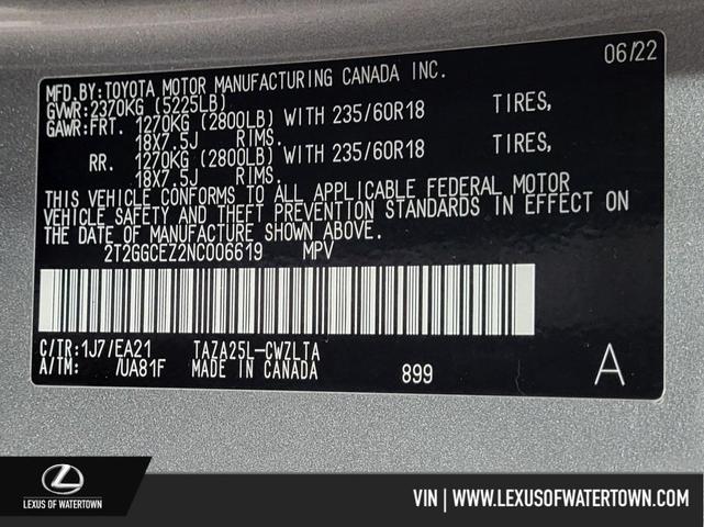 Photo of 2022 Atomic Silver Lexus NX 350