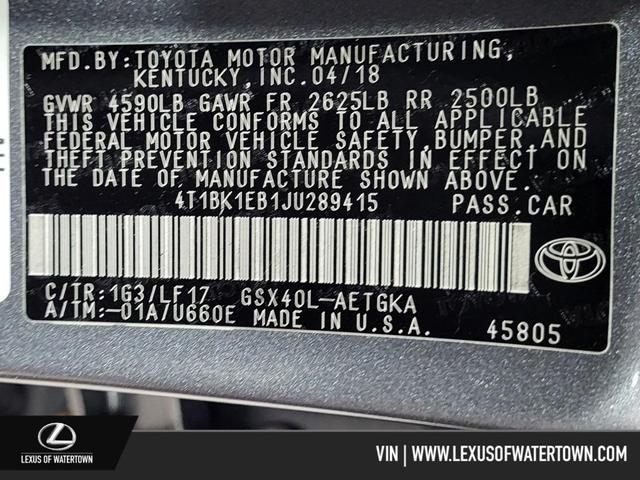 Photo of 2018 Magnetic Gray Metallic Toyota Avalon
