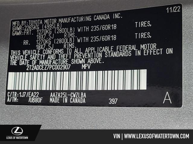Photo of 2023 Atomic Silver Lexus NX 250