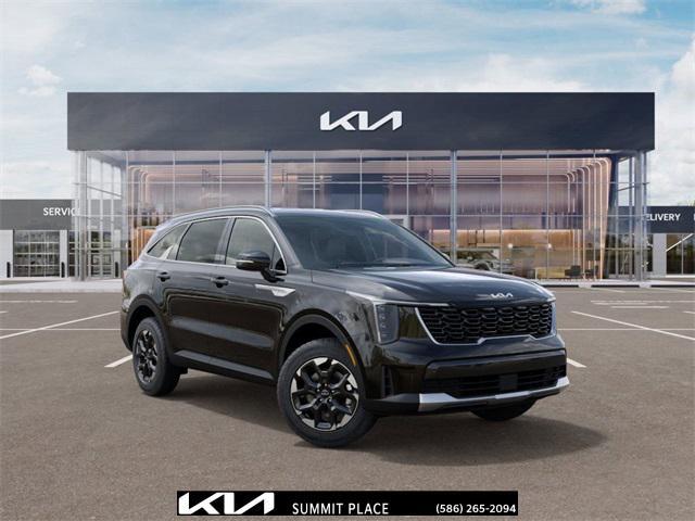 Photo of 2025 Ebony Black Kia Sorento