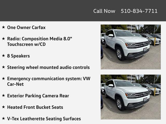 Photo of 2018 Pure White Volkswagen Atlas