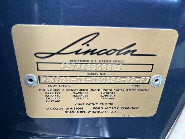 Photo of 1957 Blue Lincoln Premiere