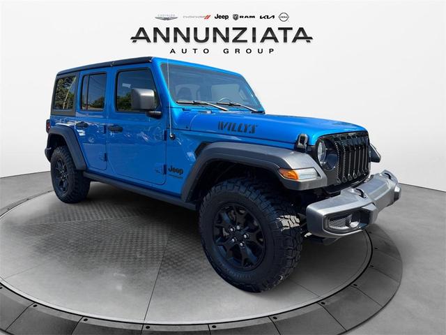 Photo of 2022 Hydro Blue Pearl Jeep Wrangler Unlimited