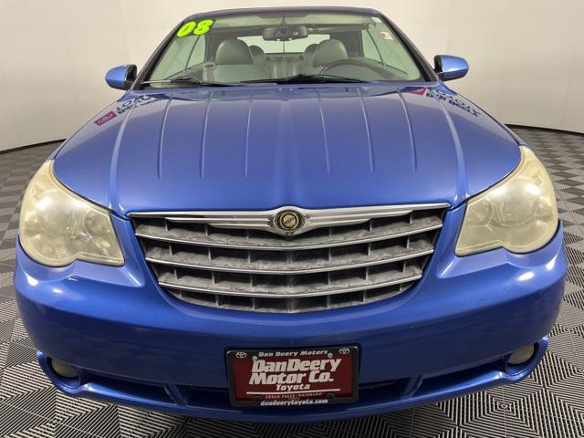 Photo of 2008 Marathon Blue Pearlcoat/Black Vinyl Top Chrysler Sebring
