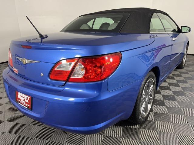 Photo of 2008 Marathon Blue Pearlcoat/Black Vinyl Top Chrysler Sebring