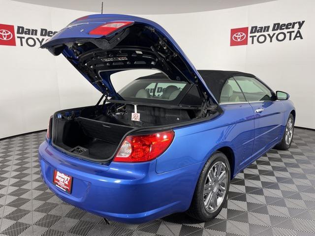 Photo of 2008 Marathon Blue Pearlcoat/Black Vinyl Top Chrysler Sebring
