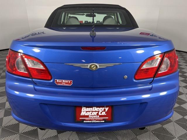 Photo of 2008 Marathon Blue Pearlcoat/Black Vinyl Top Chrysler Sebring
