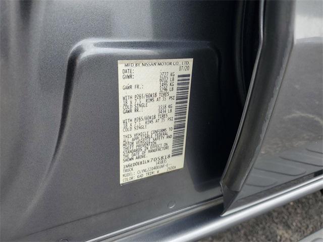 Photo of 2020 Gun Metallic Nissan Frontier