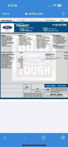 Photo of 2021 Agate Black Metallic Ford Transit-350