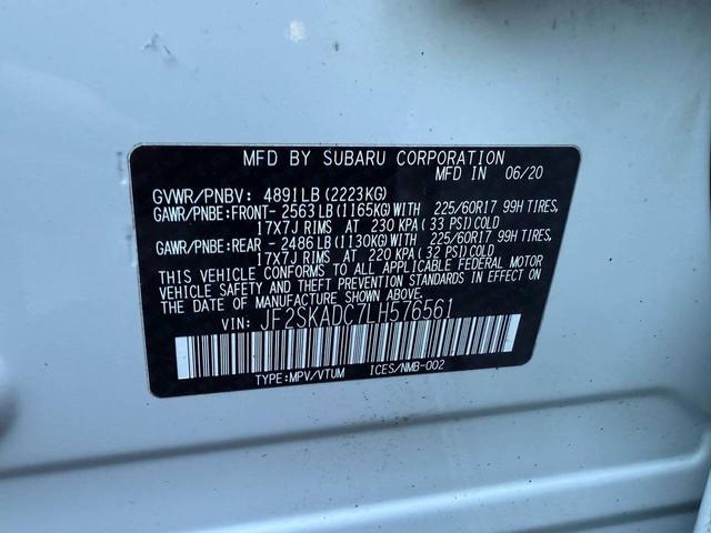 Photo of 2020 Crystal White Pearl Subaru Forester