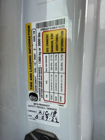 Photo of 2021 Oxford White Ford Transit-350