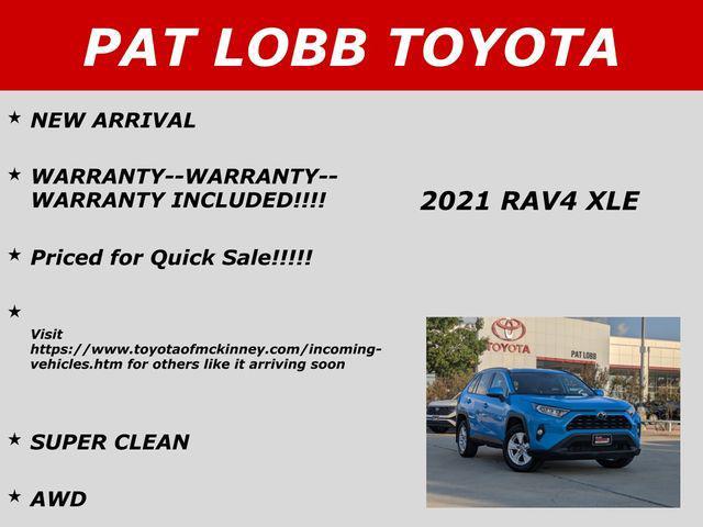 Photo of 2021 Blue Toyota RAV4