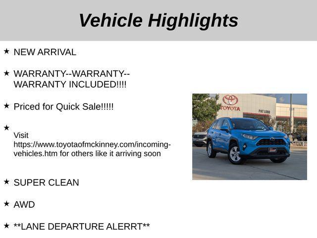 Photo of 2021 Blue Toyota RAV4