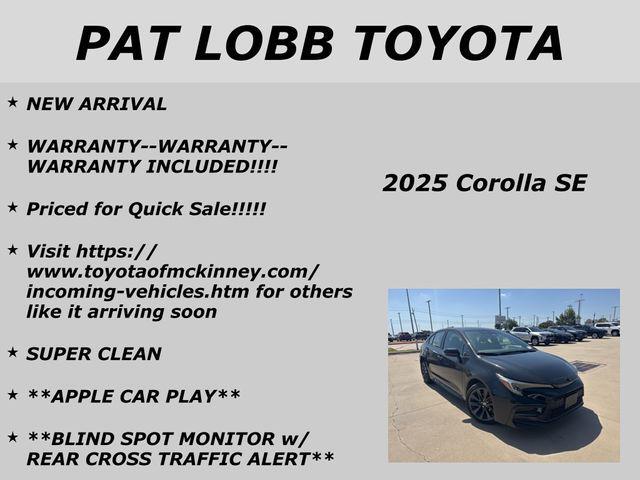 Photo of 2025 Midnight Black Toyota Corolla