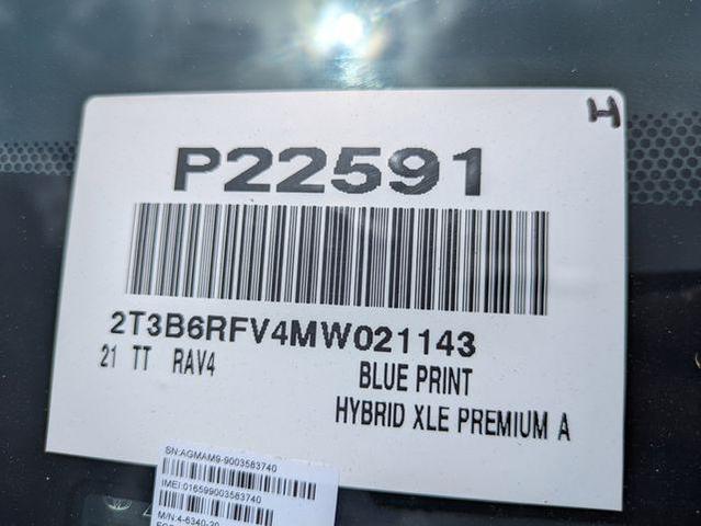 Photo of 2021 Blue Toyota RAV4 Hybrid