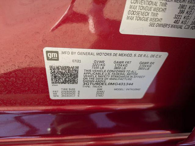 Photo of 2021 Cayenne Red Tintcoat GMC Sierra 1500