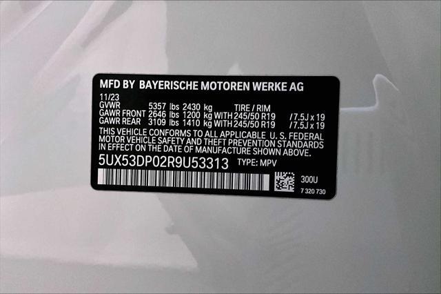 Photo of 2024 Alpine White BMW X3