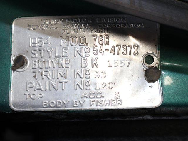 Photo of 1954 Green Buick Roadmaster