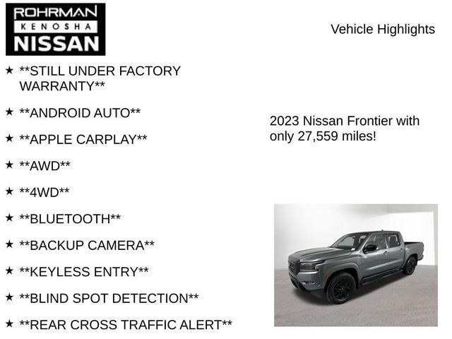 Photo of 2023 Gun Metallic Nissan Frontier