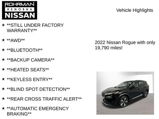 Photo of 2022 Black Nissan Rogue