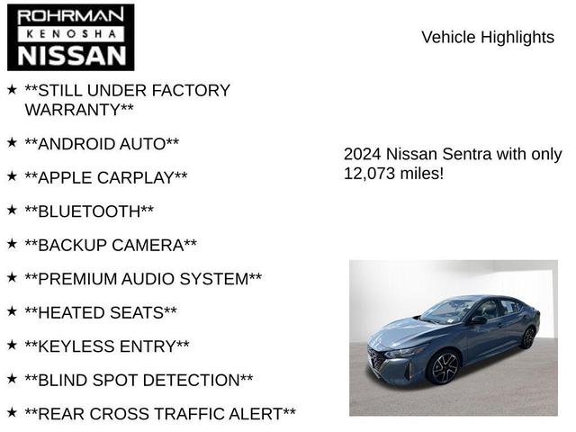 Photo of 2024 Atlantic Gray M Nissan Sentra
