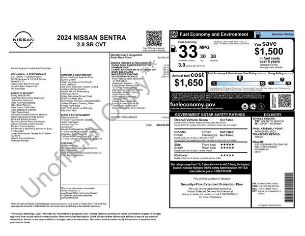 Photo of 2024 Atlantic Gray M Nissan Sentra