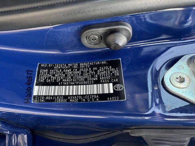 Photo of 2023 Blue Toyota Camry
