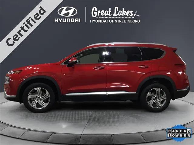 Photo of 2022 Calypso Red Hyundai SANTA FE