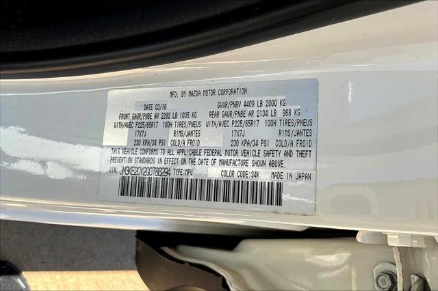 Photo of 2016 Crystal White Pearl Mica Mazda CX-5