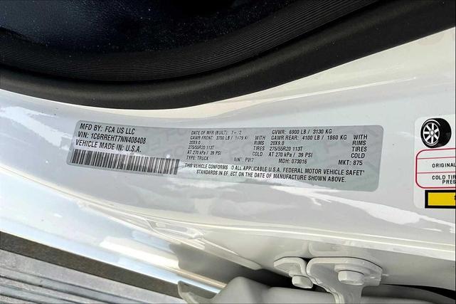 Photo of 2022 Bright White Clearcoat RAM 1500