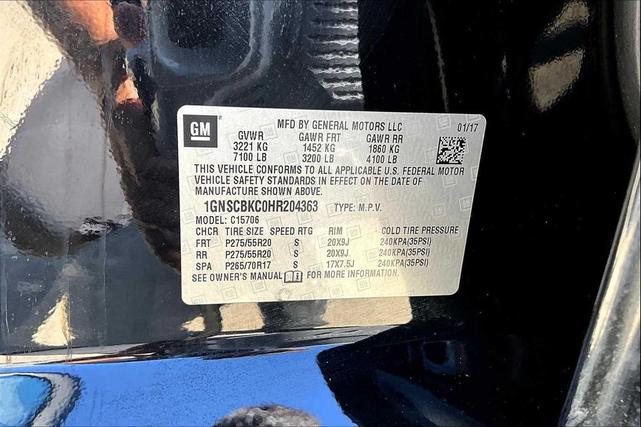 Photo of 2017 Black Chevrolet Tahoe