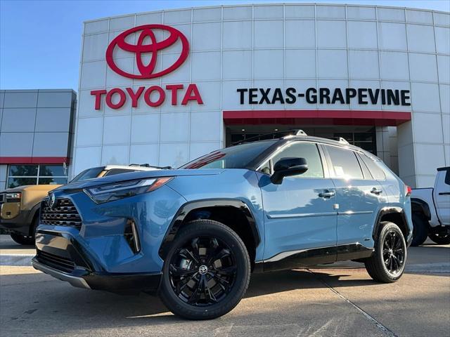 Photo of 2025 Cavalry Blue/Midnight Black Toyota RAV4 Hybrid