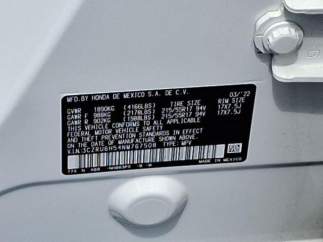 Photo of 2022 Platinum White Pearl Honda HR-V