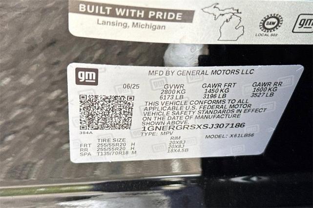 Photo of 2025 Mosaic Black Metallic Chevrolet Traverse