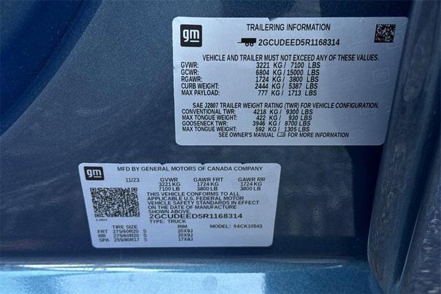 Photo of 2024 Lakeshore Blue Metallic Chevrolet Silverado 1500