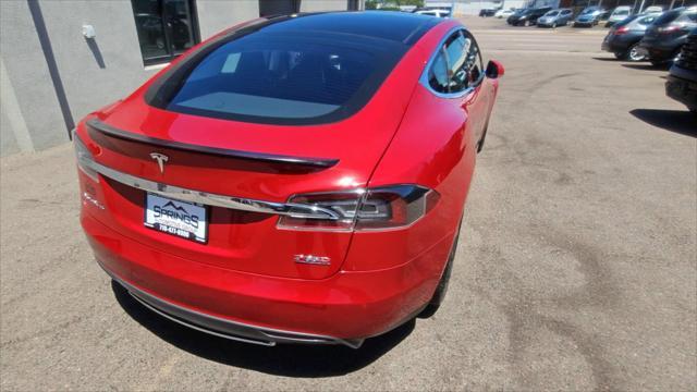 Photo of 2014 Red Multi-Coat Tesla Model S