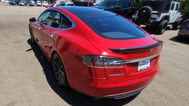 Photo of 2014 Red Multi-Coat Tesla Model S