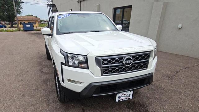 Photo of 2023 Glacier White Nissan Frontier