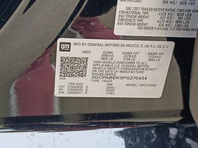 Photo of 2023 Black Chevrolet Silverado 1500