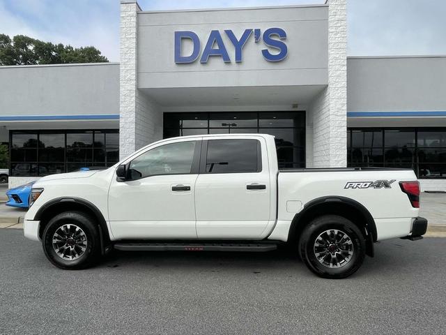 Photo of 2024 Glacier White Nissan Titan