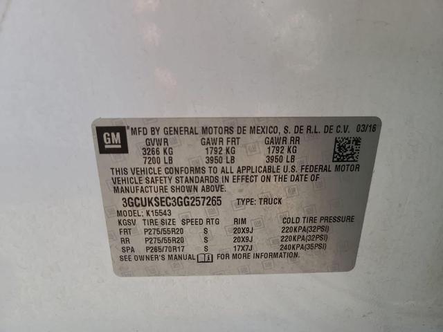Photo of 2016 Summit White Chevrolet Silverado 1500