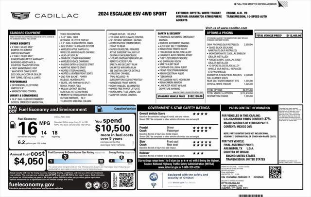 2024 Cadillac Escalade Esv