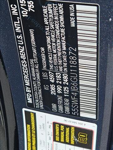 Photo of 2016 Steel Gray Metallic Mercedes-Benz C-Class