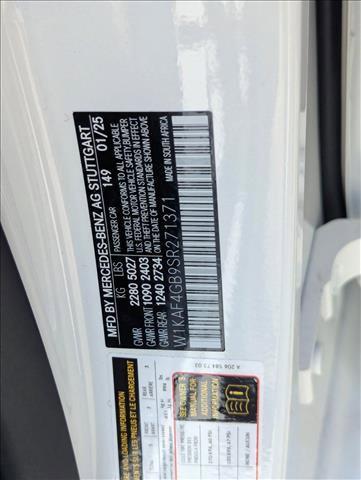 Photo of 2025 Polar White Mercedes-Benz C-Class