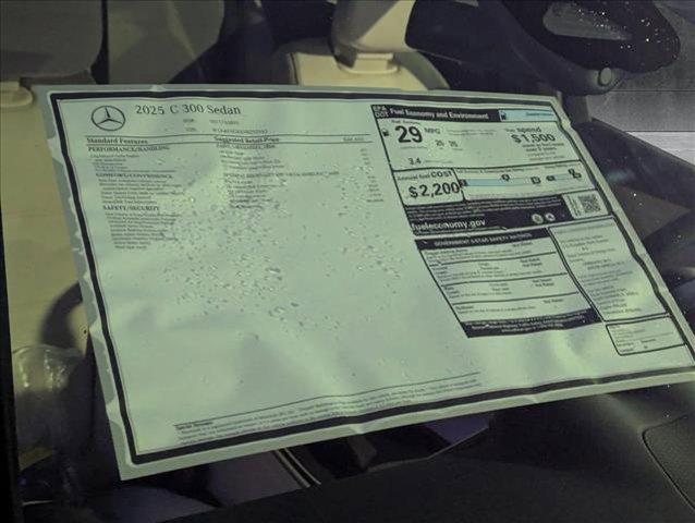 Photo of 2025 Polar White Mercedes-Benz C-Class