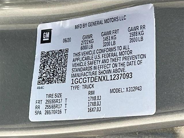 Photo of 2020 Satin Steel Metallic Chevrolet Colorado