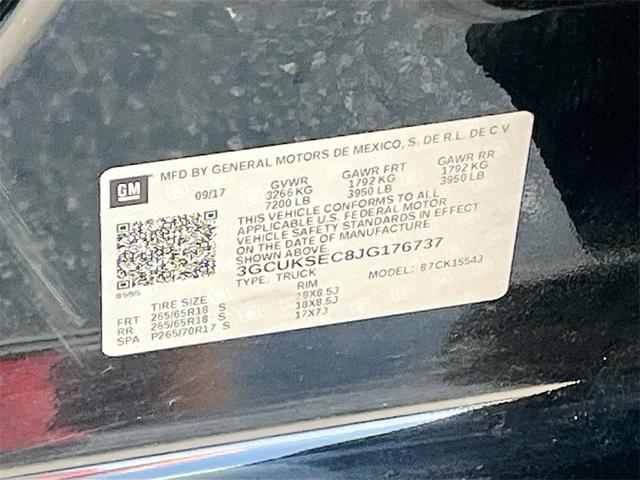 Photo of 2018 Black Chevrolet Silverado 1500