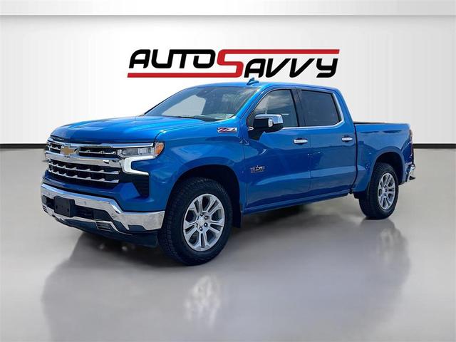 Photo of 2022 Glacier Blue Metallic Chevrolet Silverado 1500